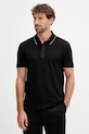 Bavlnené polo tričko Armani Exchange slim čierna XM001285.AF10366.NOS