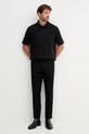 Armani Exchange polo bawełniane XM001292.AF10337.NOS czarny AA00