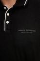 Polo tričko Armani Exchange XM001557.AF10363.NOS černá