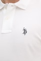 U.S. Polo Assn. polo bawełniane DHM PIQUE MUP3312 biały