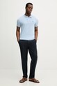 U.S. Polo Assn. polo bawełniane DHM PIQUE MUP3312 niebieski AA00