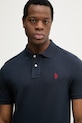 U.S. Polo Assn. polo bawełniane DHM PIQUE granatowy MUP3312