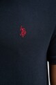 U.S. Polo Assn. polo bawełniane DHM PIQUE MUP3312 granatowy