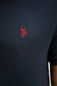 U.S. Polo Assn. polo bawełniane DHM PIQUE MUP3312 granatowy