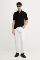 Armani Exchange поло для мужчин из хлопка XM001290.AF10366.NOS чёрный AA00