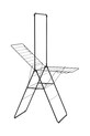 Brabantia suszarka na pranie HangOn 20 m czarny 403620
