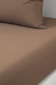 BOSS prześcieradło z gumką bawełniane BEBOSS Camel 90 x 200 cm brązowy 1058569