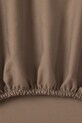 BOSS prześcieradło z gumką bawełniane BEBOSS Camel 140 x 200 cm 1058570 brązowy AA00