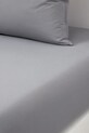 BOSS prześcieradło z gumką bawełniane BEBOSS Storm 90 x 200 cm szary 1058648