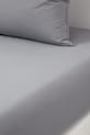 BOSS prześcieradło z gumką bawełniane BEBOSS Storm 90 x 200 cm szary 1058648
