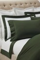 Ralph Lauren poszwa na kołdrę bawełniana RL624 Dark Green 200 x 200 cm 1055450