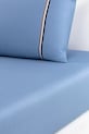 Βαμβακερό σεντόνι με λάστιχο BOSS BLINEA Horizon 160 x 200 cm μπλε 1049725