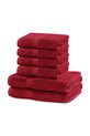 Σετ πετσέτες home & lifestyle Marina 6-pack κόκκινο 5905364639338