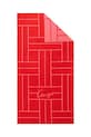 Хлопковое пляжное полотенце Kenzo KTATAMI Pavot 90 x 170 cm 1046230 красный AA00