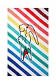 Lacoste prosop de plajă din bumbac LRAINBOW 100 x 170 cm multicolor 1047572