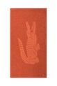 Lacoste ręcznik plażowy bawełniany LSPORT Sierra 90 x 160 cm pomarańczowy 1047095