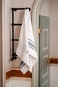 Officine Monogram duży ręcznik bawełniany Monogram Linea 70 x 140cm szary MLBATH02