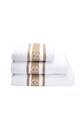 Łazienka Officine Monogram mały ręcznik bawełniany Monogram Linea 50 x 100 cm MLHAND03 beżowy