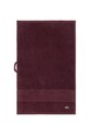 Lacoste mały ręcznik bawełniany L LECROCO Bordeaux 40 x 60 cm bordowy 1059316