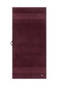 Lacoste średni ręcznik bawełniany L LECROCO Bordeaux 50 x 100 cm bordowy 1059317