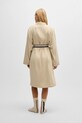 Łazienka BOSS szlafrok bawełniany BLINEA Beige M 1041251 beżowy