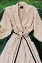 BOSS szlafrok bawełniany BLINEA Beige M 1041251