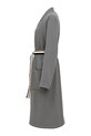 BOSS szlafrok bawełniany BLINEA Magnet M 1041258 szary AA00
