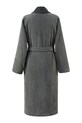 Koupelna Bavlněný župan BOSS DOUBLEB Charcoal L 1043711 černá