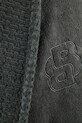 Bavlněný župan BOSS DOUBLEB Charcoal L 1043711 černá