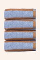 Calma House ręcznik bawełniany 30 x 50 cm 4-pack niebieski SATURNO.TOP4.AZU