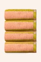 Calma House asciugamano con aggiunta di lana 30 x 50 cm pacco da 4 rosa SATURNO.TOP4.ROS