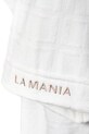 La Mania szlafrok z wiskozą Mono Mania 93 x 62 cm 5905549412565 biały