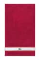 Μικρή βαμβακερή πετσέτα Lacoste LCASUAL Bigarreau 55 x 100 cm μωβ 1063379