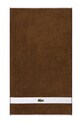 Μικρή βαμβακερή πετσέτα Lacoste LCASUAL Pecan 55 x 100 cm καφέ 1067409