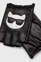 Doplňky Kožené rukavice Karl Lagerfeld 225W3606 černá