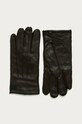Kožené rukavice Strellson přírodní kůže hnědá 3144.R
