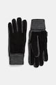 Barbour rękawiczki drobny wzór czarny MGL0117