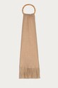 Pieces - Szalik dzianina beżowy 17105963