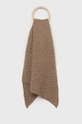 Šála Pieces pletenina hnědá 17105988.SilverMink