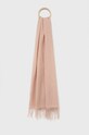 Šátek z vlněné směsi Pieces pletenina růžová 17126868.RoseCloud
