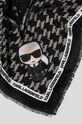 Karl Lagerfeld chusta z domieszką wełny 221W3301 221W3301 czarny AA00