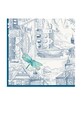 Hodvábna šatka Lilou APASZKA/SILK/BLUE/90 modrá AA00