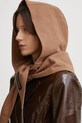 Ruslan Baginskiy cappuccio in lana marrone HOD037.WP.FLT