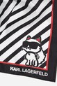 Μεταξωτό φουλάρι Karl Lagerfeld μαύρο A2W33074