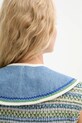 Renewed kołnierz ozdobny z denimu creative upcycling niebieski denim.collar.upc