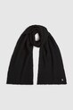 Шал Karl Lagerfeld IKON трикотаж черен A4W33119