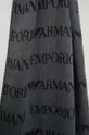 Шерстяная шаль Emporio Armani серый