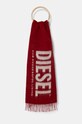 Вълнен шал Diesel S-KOTT вълна червен A15119.0AJDX