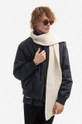 Wood Wood wool scarf white