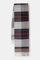 Barbour szalik wełniany dzianina multicolor USC0322